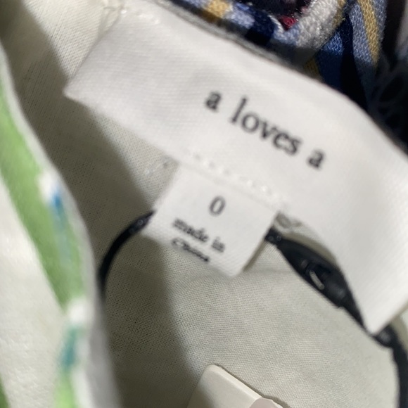 a loves a Tropical Print Off White Mini Dress - Picture 15 of 15